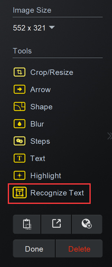 use-the-recognize-text-tool